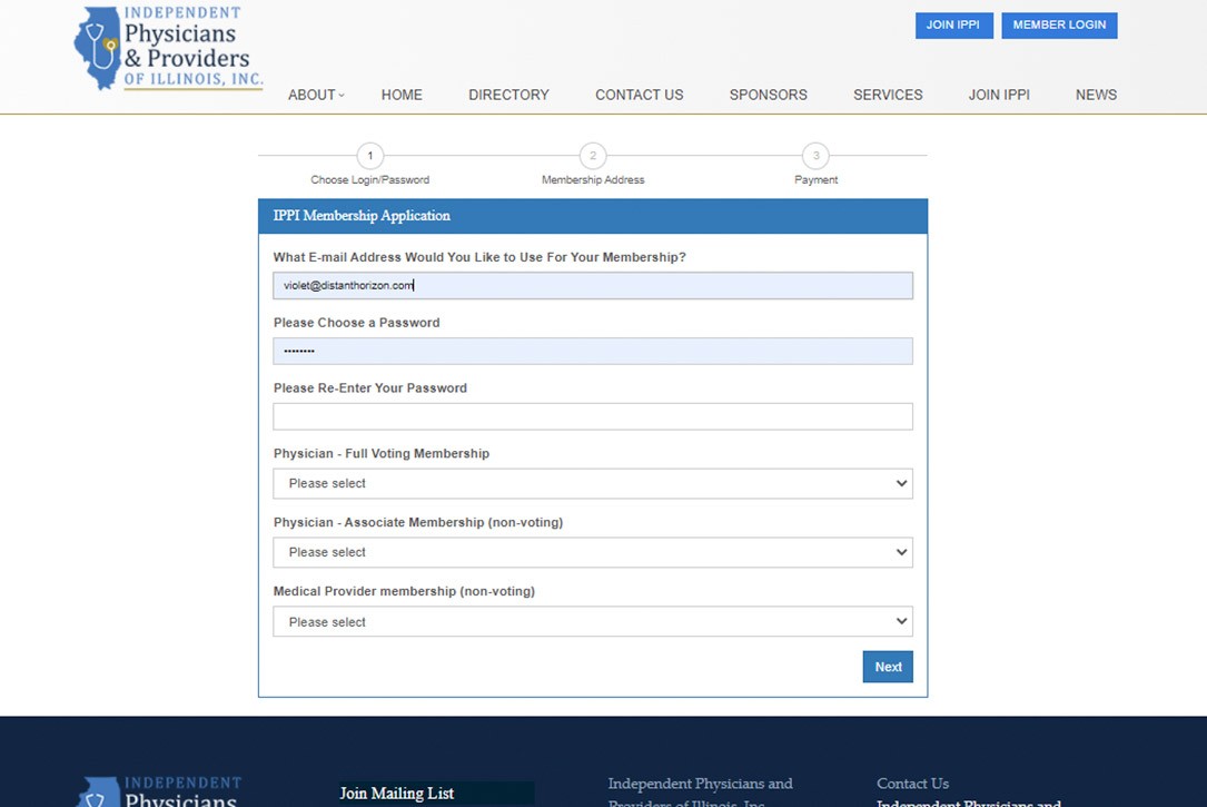 Custom Membership Application Development